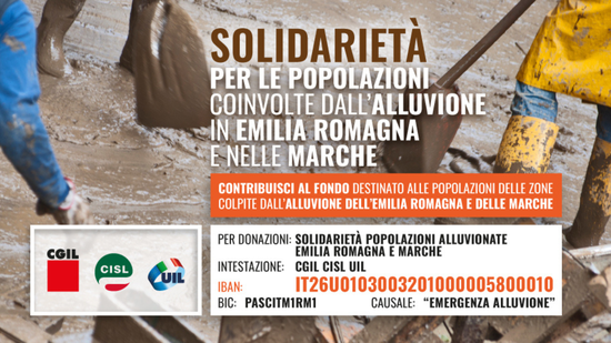 Alluvione Emilia-Romagna e Marche, al via la raccolta fondi