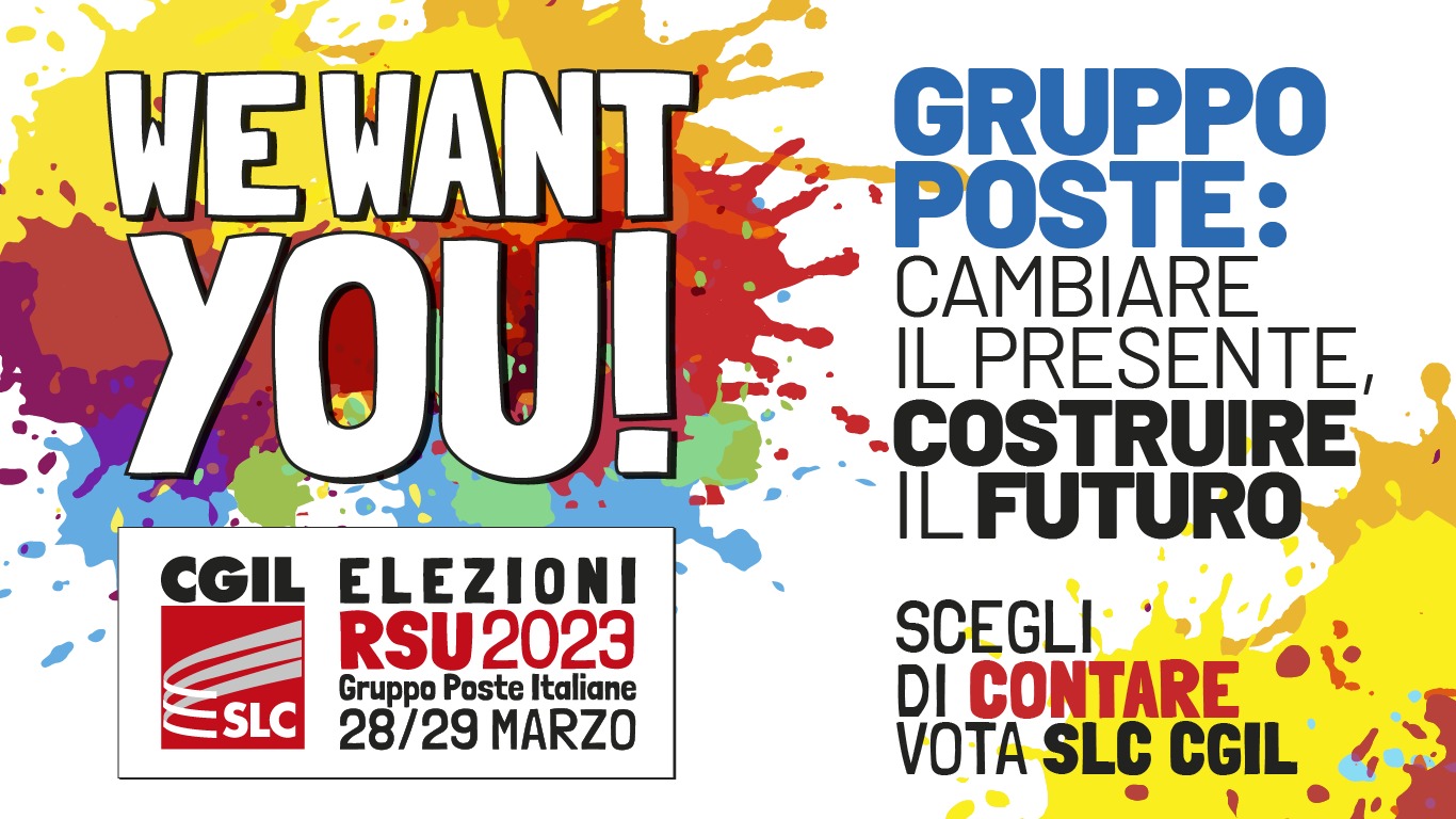 Elezioni RSU/RLS Gruppo Poste Italiane