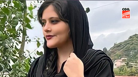 Masha Amini, la Slc Cgil a fianco alle donne in lotta in Iran
