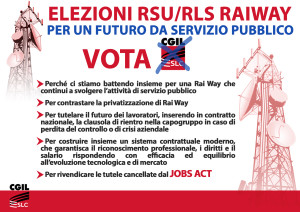 A3 elezioni RSU manifesto orizzontale