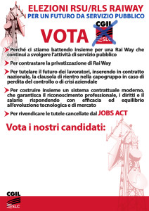 A4 elezioni RSU manifesto